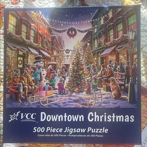 VCC Downtown Christmas 500 Piece Jigsaw Puzzle